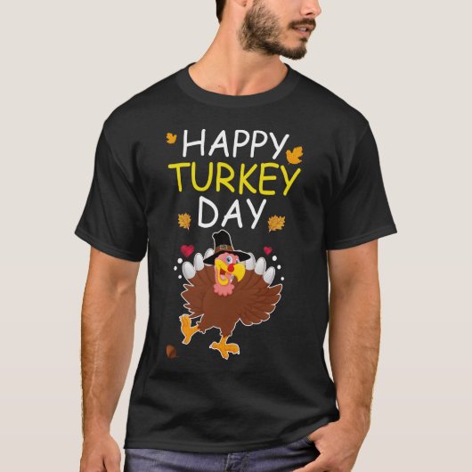 gelukkige turkse dag t-shirt (Voorkant)