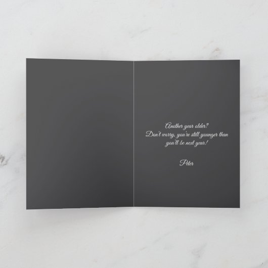 Gelukkige Tuxedo Gorilla Grappige Verjaardag Kaart (Binnen)