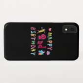 Gelukkige tweede verjaardag. 2 jaar per dag. Case-Mate iPhone case (Achterkant (horizontaal))