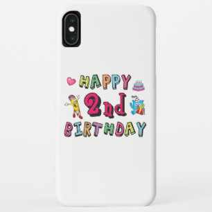 Gelukkige tweede verjaardag. 2 jaar per dag. Case-Mate iPhone case
