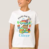 Gelukkige Tweede verjaardag peuter-overhemden T-shirt (Voorkant)