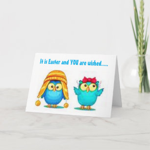 **GELUKKIGE UILEN** WENS JE EEN LEUK PASEN!!! FEESTDAGEN KAART