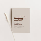 Gelukkige Uitnodiging van de Pensioenpartij