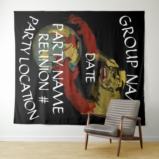 Gelukkige uren diner meisjes jongens avond uit 202 wandkleed (In Situ (horizontaal))