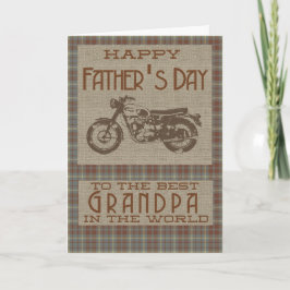 Gelukkige Vaderdag aan de Beste Opa in de Wereld Kaart