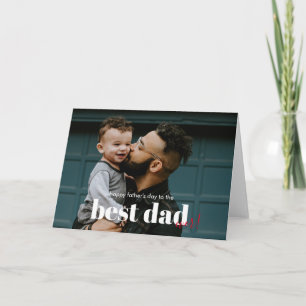 Gelukkige Vaderdag aan de Beste Papa Ooit Groet Kaart