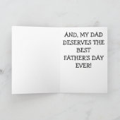 GELUKKIGE VADERDAG AAN "MIJN HELD" VADER IN HET LE KAART (Binnen)