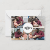 Gelukkige Vaderdag aangepaste foto Notitiekaartje (Voorkant)