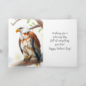 Gelukkige Vaderdag | Arend die boven Canyon zweeft Kaart (Binnen)