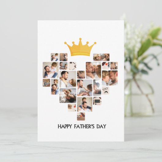 GELUKKIGE VADERDAG BEDANKKAART (Staand voorkant)