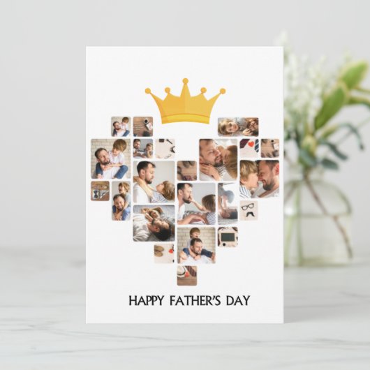 GELUKKIGE VADERDAG BEDANKKAART (Staand voorkant)