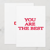 Gelukkige vaderdag bedankkaart (Voorkant / Achterkant)