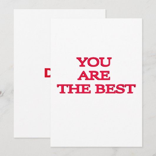 Gelukkige vaderdag bedankkaart (Voorkant / Achterkant)