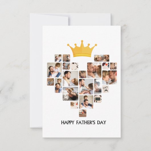 GELUKKIGE VADERDAG BEDANKKAART (Voorkant)