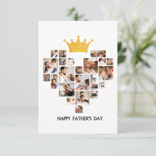 GELUKKIGE VADERDAG BEDANKKAART (Staand voorkant)