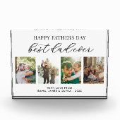 Gelukkige Vaderdag Beste Pap Ooit Fotoblokken (Voorkant)