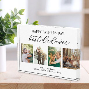 Gelukkige Vaderdag Beste Pap Ooit Fotoblokken