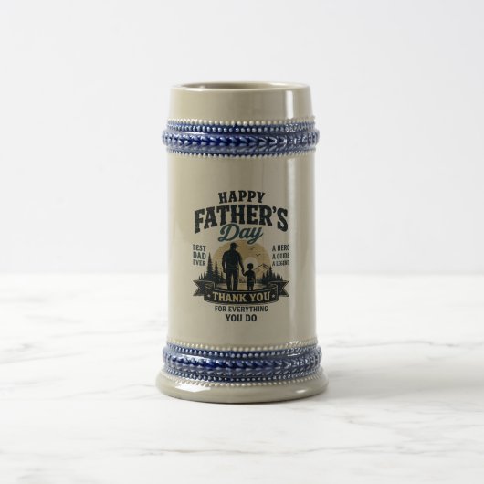 Gelukkige Vaderdag-Beste Papa Ooit Bierpul (Center)