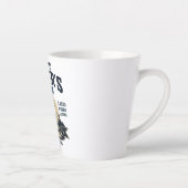Gelukkige Vaderdag-Beste Papa Ooit Latte Mok (Rechts)