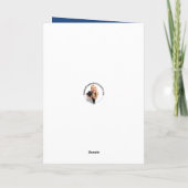 Gelukkige Vaderdag Beste Pelsvader Ooit Fotolijst  Feestdagen Kaart (Achterkant)