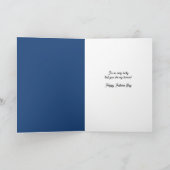 Gelukkige Vaderdag Beste Pelsvader Ooit Fotolijst  Feestdagen Kaart (Binnen)