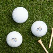 Gelukkige Vaderdag Beste Vaders Grappig Golfballen (Insitu Gras)