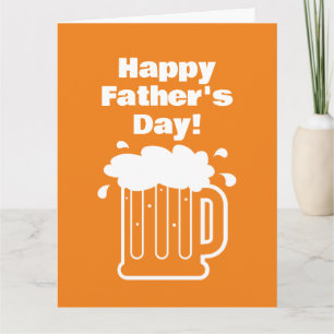 Gelukkige Vaderdag Bierpul Kaart voor vader