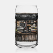 Gelukkige Vaderdag Blikvorm Glas (Voorkant)