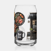 Gelukkige Vaderdag Blikvorm Glas (Rechts)
