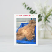 gelukkige vaderdag briefkaart (Staand voorkant)
