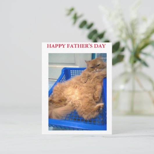 gelukkige vaderdag briefkaart (Staand voorkant)