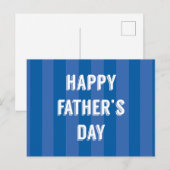 Gelukkige Vaderdag Briefkaart (Voorkant / Achterkant)