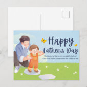 Gelukkige vaderdag  briefkaart (Voorkant / Achterkant)