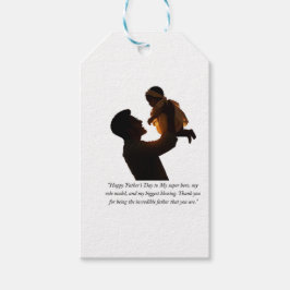 Gelukkige Vaderdag Cadeaulabel