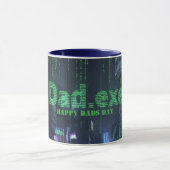 Gelukkige Vaderdag "DAD.EXE " Custom Mok (Midden)