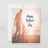 Gelukkige Vaderdag Dank je vader van trotse zoon Bedankkaart (Voorkant)