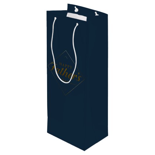 Gelukkige Vaderdag Elegante Cadeautas (Achterkant Gekanteld)