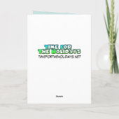 Gelukkige Vaderdag, Familie Foto Kaart (Achterkant)