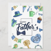 Gelukkige Vaderdag Feestdagenkaart (Voorkant)