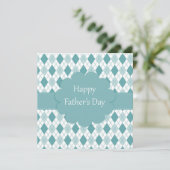 Gelukkige Vaderdag Feestdagenkaart (Staand voorkant)