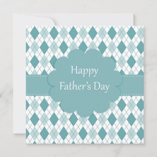 Gelukkige Vaderdag Feestdagenkaart (Voorkant)