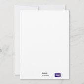 Gelukkige Vaderdag Feestdagenkaart (Achterkant)