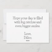 Gelukkige Vaderdag Feestdagenkaart (Achterkant)