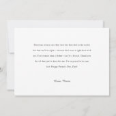 Gelukkige vaderdag foto minimalist beste vader ooi kaart (Achterkant)