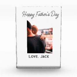 Gelukkige vaderdag foto moderne liefde eenvoudige 