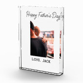 Gelukkige vaderdag foto moderne liefde eenvoudige  (Rechts)