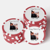 Gelukkige vaderdag foto moderne liefde eenvoudige  poker chips (Opstapeling)