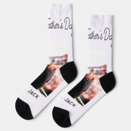 Gelukkige vaderdag foto moderne liefde eenvoudige  sokken