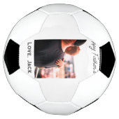 Gelukkige vaderdag foto moderne liefde eenvoudige  voetbal (Gedraaid)