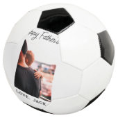 Gelukkige vaderdag foto moderne liefde eenvoudige  voetbal (Drie kwart)